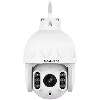 Cameră Wi-Fi de exterior cu pan/tilt FOSCAM SD8P, 8MP 4K, zoom optic 4x, IP66, albă