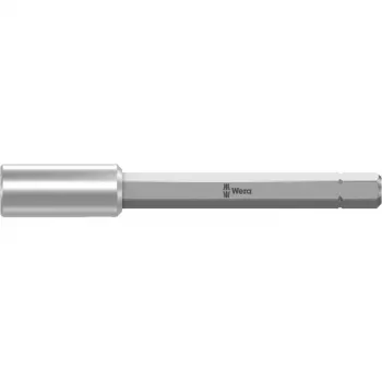 Suport universal Wera 893/1/1 75 mm 1/4 inch hexagon cu manșon din oțel inoxidabil și magnet permanent puternic 05091103001