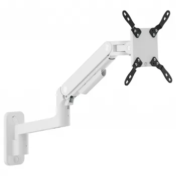 Suport de perete cu mișcare completă EQUIP 650140 pentru monitoare de 17-49 inch, 20 kg, alb