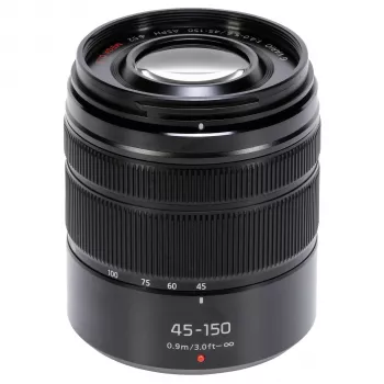 Obiectiv Panasonic Lumix G Vario 45-150mm f/4.0-5.6 ASPH MEGA O.I.S. pentru Micro Four Thirds - H-FS45150EKA