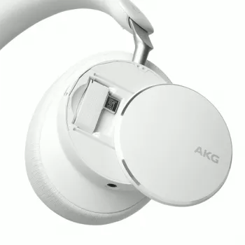 Căști wireless over-ear AKG N9 Hybrid cu ANC adaptiv, Bluetooth 5.3 - albe