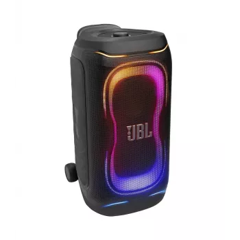 JBL PartyBox 330 Boxă portabilă de petrecere cu 240W RMS, baterie 18h, rezistentă la stropire IPX4, Bluetooth 5.1, spectacol de lumini dinamic, roți și mâner telescopic, negru