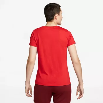 Nike Women's Dri-FIT Park 20 Football T-Shirt Red XS CW6967 657