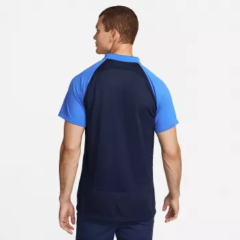 Tricou polo bărbați cu mânecă scurtă Nike Academy Pro, obsidian/alb M