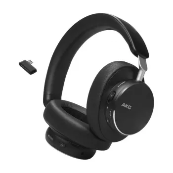 Căști over-ear wireless AKG N9 Hybrid cu ANC adaptiv, Bluetooth 5.3, negre