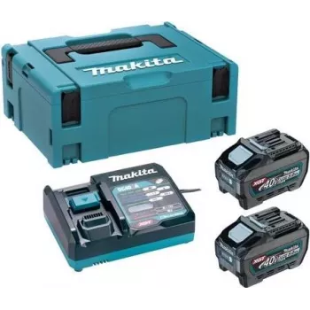 Set sursă de alimentare Makita PSKGRT2J XGT 40V max cu 2 acumulatori de 5,0Ah și încărcător rapid