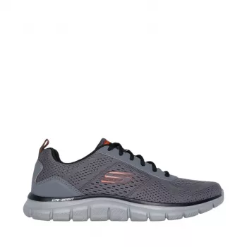 Adidași de antrenament Skechers Track Leshur pentru bărbați, antracit/portocaliu, EU 44