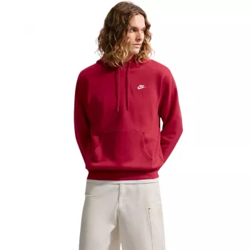 Hanorac cu glugă Nike Club Fleece pentru bărbați, University Red, 2XL