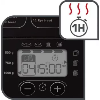 Mașină de făcut pâine Tefal Pain Plaisir PF220838, 650 W, negru