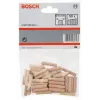 Dibluri din lemn Bosch, 6 mm x 30 mm, 50 bucăți, 2607000444