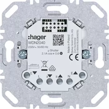 Modul variator universal cu buton HAGER WDN2040, îngropat, 1 modul, 230V, 20-400W
