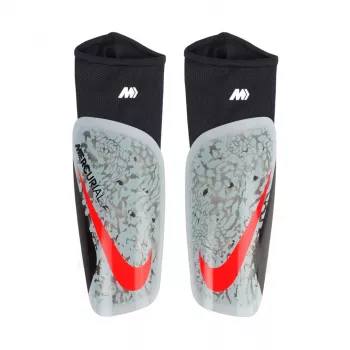 Apărători de tibie pentru fotbal Nike Mercurial Lite, gri, XL