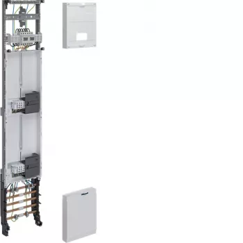 Câmp complet Hager ZH53W3NT universZ, 1350x250 mm, 3 puncte, 2 locuri de contor, 10 mm², cu funcție de separare