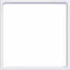 Inel intermediar HAGER WAF7074WM placă centrală 51x51mm, alb polar