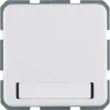 Priză Schuko Hager WWS1114PW, alb polar lucios, 16 A, montaj îngropat