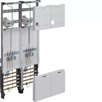 Câmp complet universZ Hager ZK33Q3NT 1050x500mm 3 puncte 2 locuri de contor 10 mm² cu funcție de separare