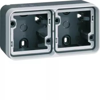 Canal de instalare pentru aparate Hager LEF bază WNA672, gri, 2000x60x70 mm