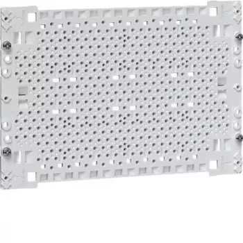 Placă de montaj Hager UM00M0, plastic, 175 x 250 mm, gri