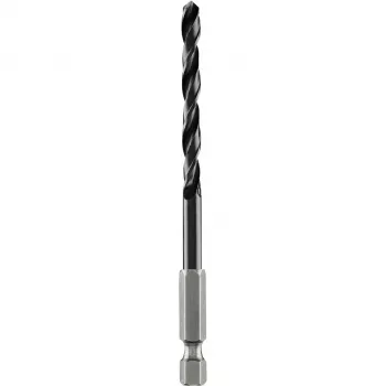 Burghiu elicoidal HSS pentru metal Bosch Accessories 2609255142 5 mm cu tăiș hexagonale laminat la cald 1/4
