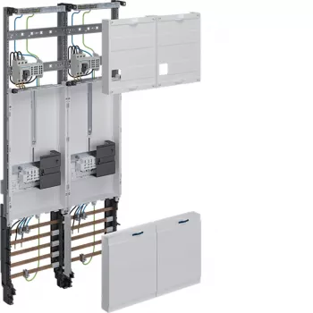 HAGER Complete Metering Field 2 Meter Positions Universal Z H1050mm 2-Field Hessen Design ZK34C3N
