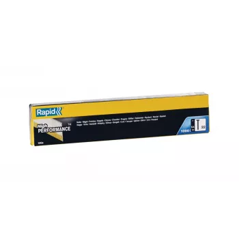 Cuie cu cap D pentru magazie Rapid Tip 32, galvanizate la cald, acoperite cu rășină, 64 mm, legătură 34°, pentru construcții de cadre și tâmplărie – 2500 bucăți 40104410