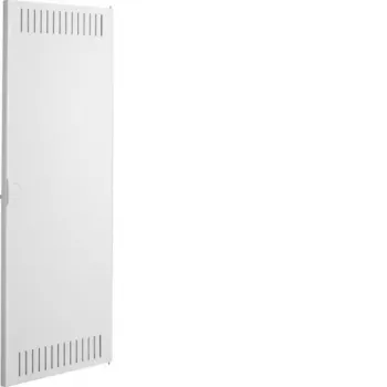 Ușă de schimb Hager Volta VDI UPV/HWV, 4 rânduri, cu balama, oțel, vopsită alb, lățime 288 mm VZ126N