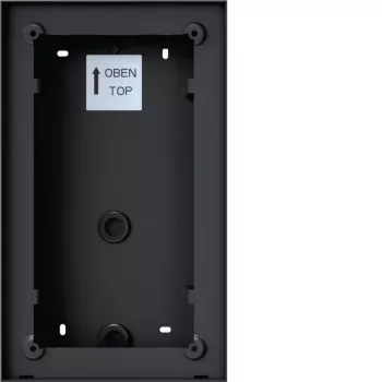Carcasă de montaj aparent Hager REW406X pentru interfon Mono, 1 buton
