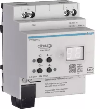 Gateway Hager TYFS671D KNX/DALI-2 Secure cu 1 canal