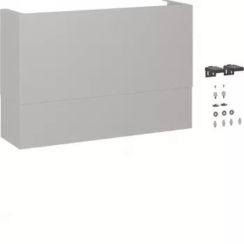 Panou telescopic de gestionare a cablurilor Hager universZ FZ0800TB, înălțime 350-680 mm, adâncime 205 mm, alb