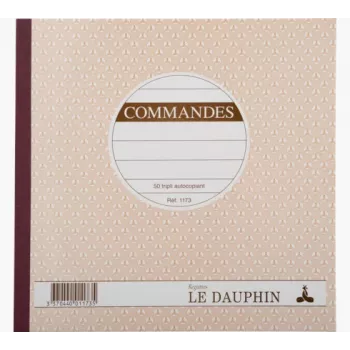 Bloc formulare comenzi Le Dauphin, 210 x 210 mm, triplicat (1173D) - 1 bloc