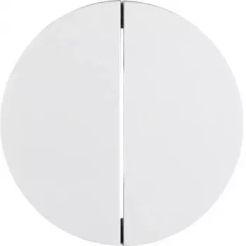 Întrerupător basculant Hager WLW2010WG R.Classic cu 2 posturi, alb polar lucios