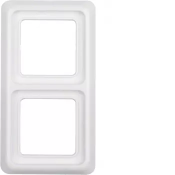 Ramă Hager cu 2 posturi WWD1200PW alb polar