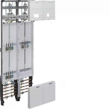 Câmp de contorizare complet Hager ZK53Q5NT universZ, 3 puncte, 3 faze, 10 mm², cu separator, 1350x500 mm