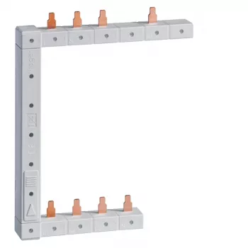 Bară de faze verticală stânga HAGER KCF963L, 2 rânduri, 63 A, 12 module, tip pin
