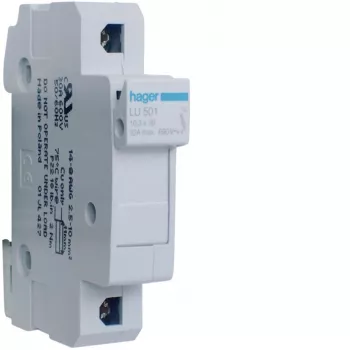 Hager LU501 Fuse Switch Disconnector 1P 32A 690V UL Cylindrical 10x38mm