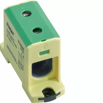 Bornă principală de împământare HAGER K150AE, 25-150 mm², verde-galben