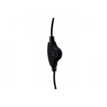 Căști cu fir Exertis Connect on-ear cu microfon cu braț - negre 059222
