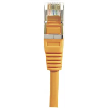 Cablu patch Exertis Connect 234120 Cat.6 F/UTP, 2 m, portocaliu, protecție slim la îndoire
