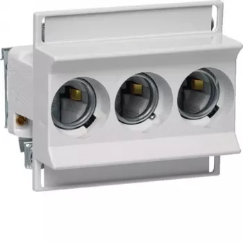Suport de siguranță ceramic HAGER LD02K63-3SS D02 63A, 3 poli
