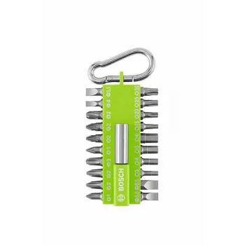 Set de 21 de biți de șurubelniță BOSCH cu suport magnetic cu schimbare rapidă, oțel S2, biți de 25 mm (X-Line Classic)