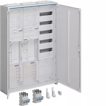 Carcasă pentru contor de energie electrică Hager universZ 2 locuri de contorizare 3 câmpuri 1100mm albă IP31 ZB33SEQ25EN