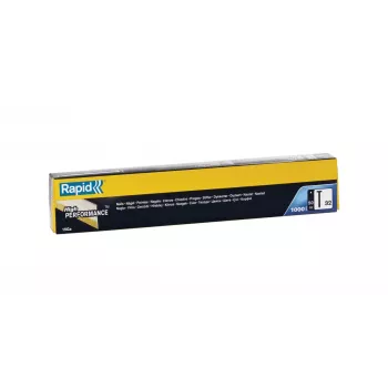 Cuie cu cap D galvanizate la cald și acoperite cu rășină Rapid tip 32, 50 mm, colaționare 34°, pentru tâmplărie și dulgherie – 1 pachet (40104408)