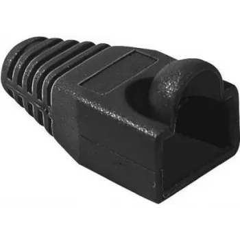 Protecție anti-agățare RJ45 EXERTIS CONNECT pentru cablu rotund, negru, set de 10 bucăți 253166