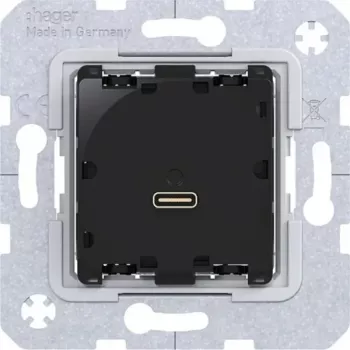 Modul de încărcare HAGER WAS4154 USB-C Power Delivery 65W