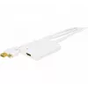 Convertor EXERTIS CONNECT Mini DisplayPort 1.1 la HDMI cu audio USB, DP tată + USB tată la HDMI mamă, negru 127406