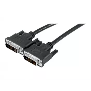 Cablu monitor EXERTIS CONNECT DVI-D Single Link, tată la tată, 18+1 pini, 1,0 m, negru 127471