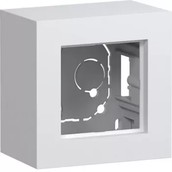 Carcasă de suprafață HAGER WAD8110WM, 1 modul, versiune înaltă, albă polar