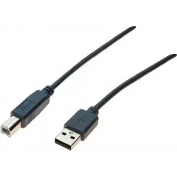 Cablu Exertis Connect 532408 USB 2.0, USB-A la USB-B, 1,8 m, gri