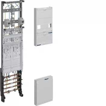 HAGER ZH3EF12T Complete Meter Panel Field BKE-I 2 Meter Positions 10mm² Disconnection Function