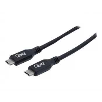 Cablu Exertis Connect USB4 USB-C la USB-C 80cm 8K 100W negru 532600